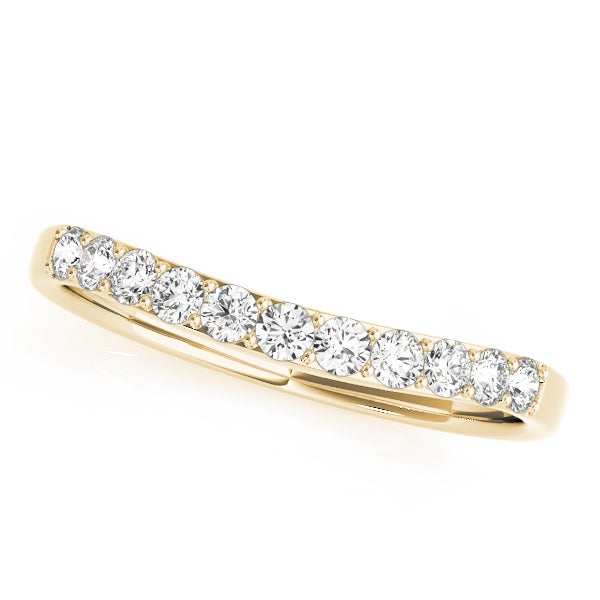 Curved Diamond Wedding Band · 0.25 ct tw