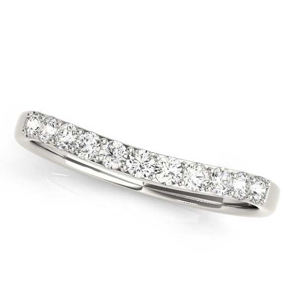 Curved Diamond Wedding Band · 0.25 ct tw