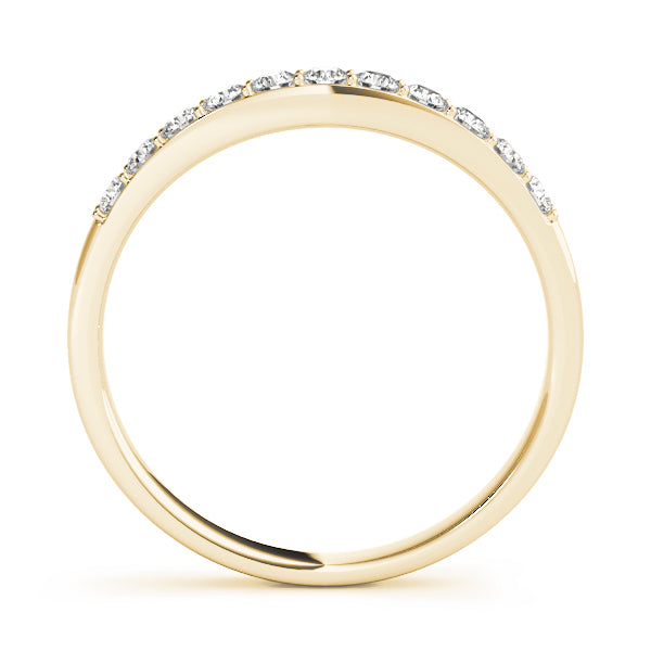 Curved Diamond Wedding Band · 0.25 ct tw