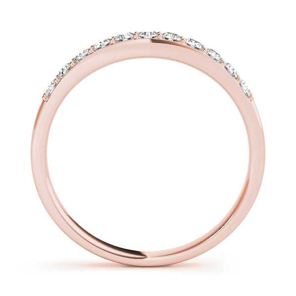 Curved Diamond Wedding Band · 0.25 ct tw