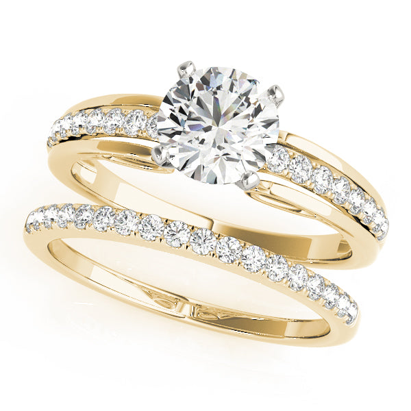 Single Row Prong Set Diamond Engagement Ring · 0.12 ct tw