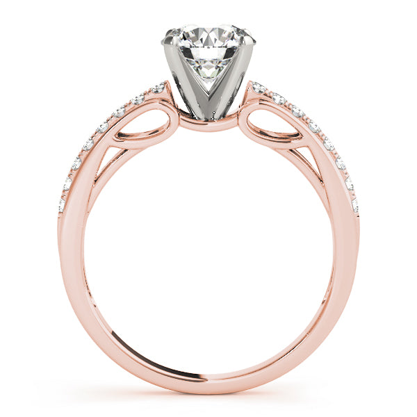 Single Row Prong Set Diamond Engagement Ring · 0.12 ct tw
