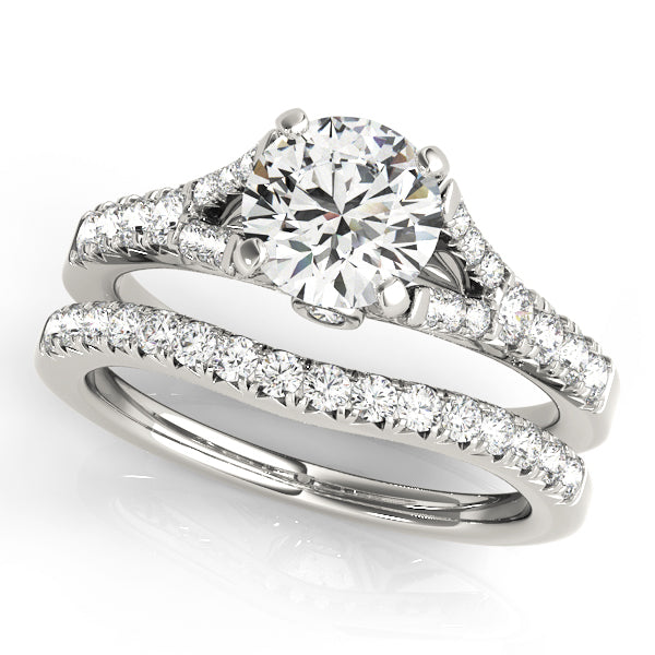Single Row Prong Set Diamond Engagement Ring · 0.42 ct tw