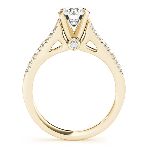 Single Row Prong Set Diamond Engagement Ring · 0.42 ct tw