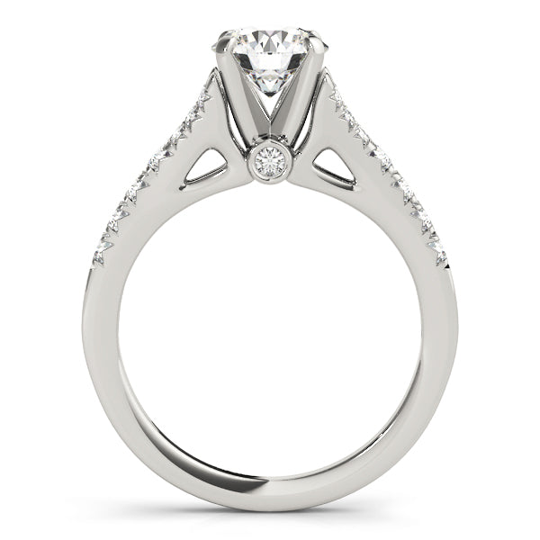 Single Row Prong Set Diamond Engagement Ring · 0.42 ct tw