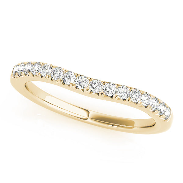 Curved Diamond Wedding Band · 0.24 ct tw