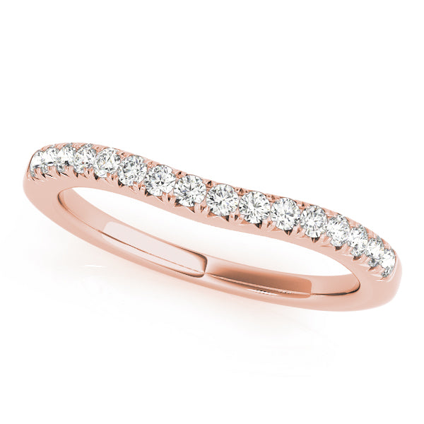 Curved Diamond Wedding Band · 0.24 ct tw
