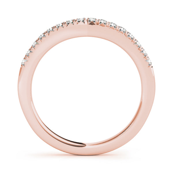 Curved Diamond Wedding Band · 0.24 ct tw