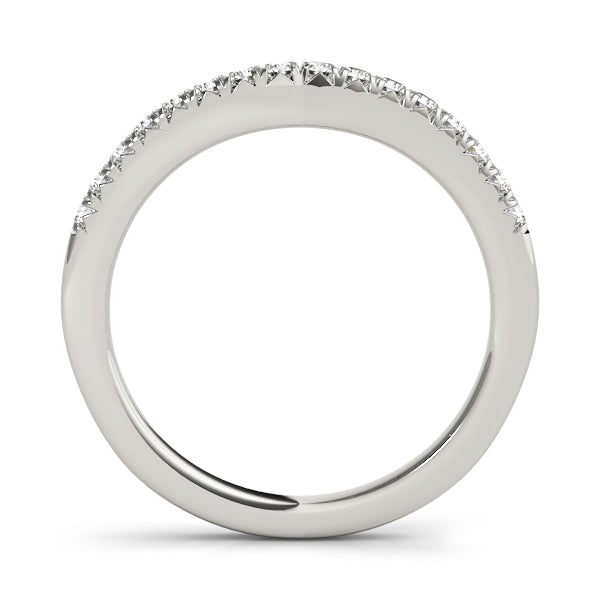 Curved Diamond Wedding Band · 0.24 ct tw