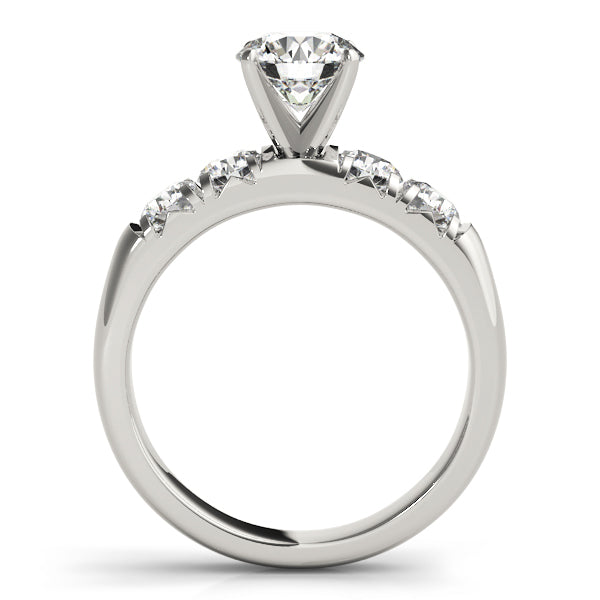 Single Row Prong Set Diamond Engagement Ring · 0.80 ct tw