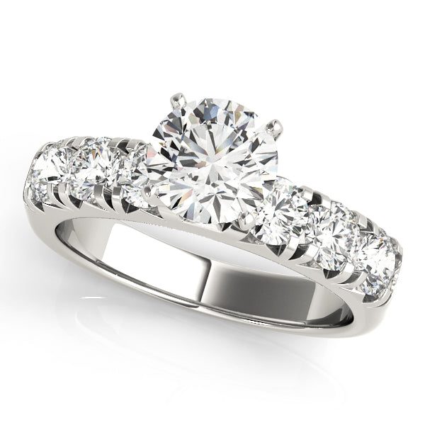 Single Row Prong Set Diamond Engagement Ring · 0.42 ct tw