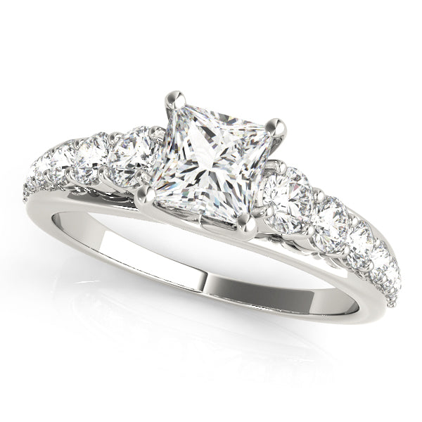 Square Trellis Diamond Engagement Ring · 2.10 ct tw