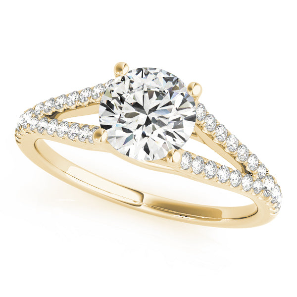Round Multi-Row Diamond Engagement Ring · 1.18 ct tw