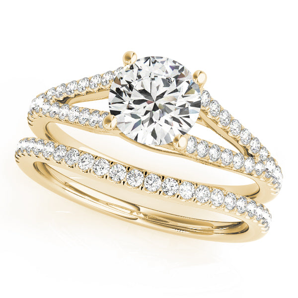 Round Multi-Row Diamond Engagement Ring · 2.18 ct tw