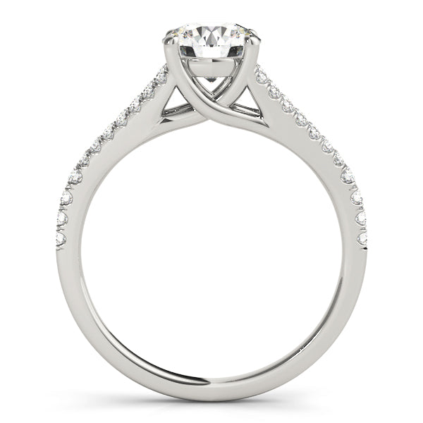 Round Multi-Row Diamond Engagement Ring · 0.93 ct tw
