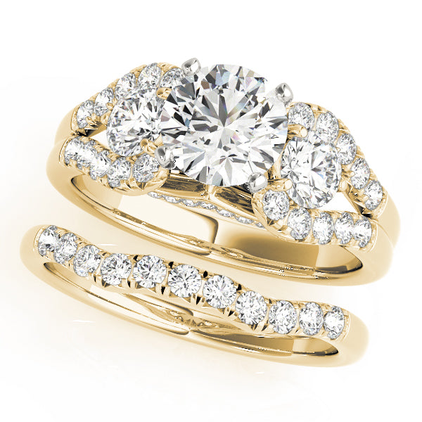 Two-Stone Plus Split Shank Diamond Engagement Ring · 0.94 ct tw