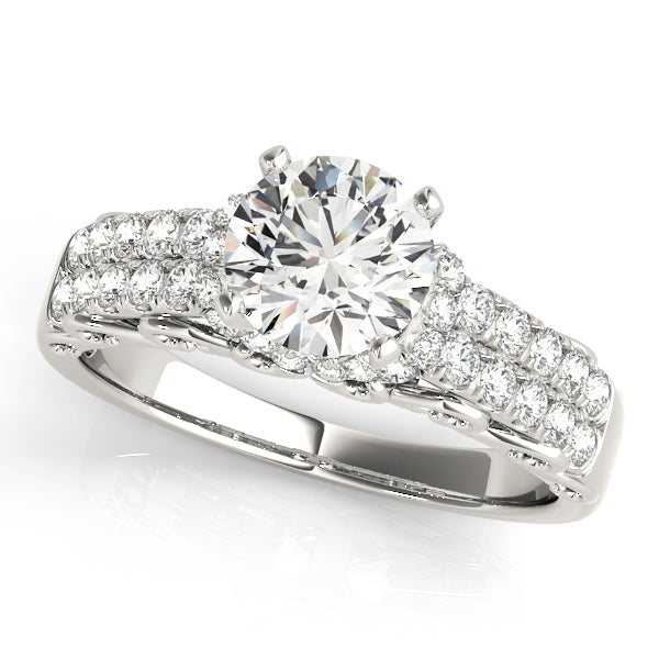 Multi-Row Diamond Engagement Ring · 0.35 ct tw