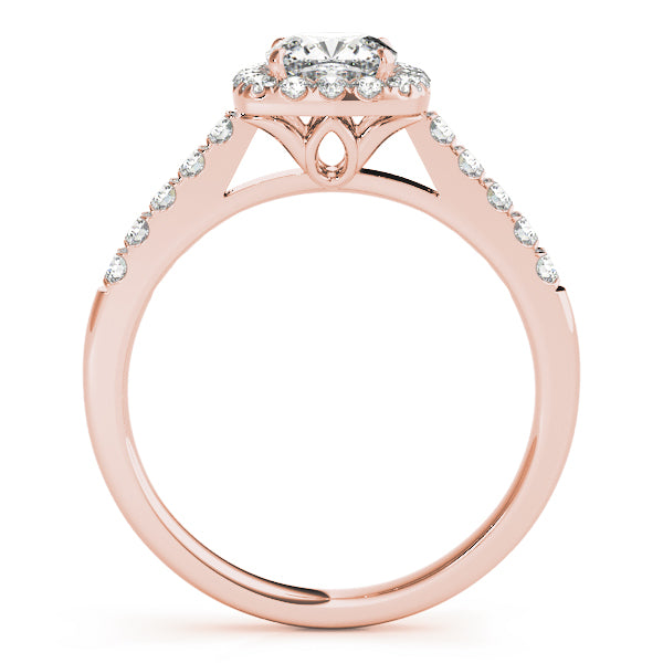 Cushion Halo Square Diamond Engagement Ring · 1.36 ct tw