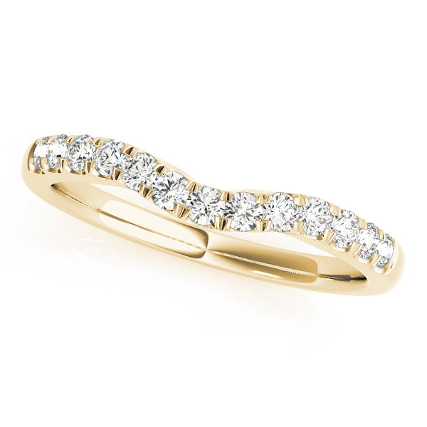 Curved Diamond Wedding Band · 0.23 ct tw