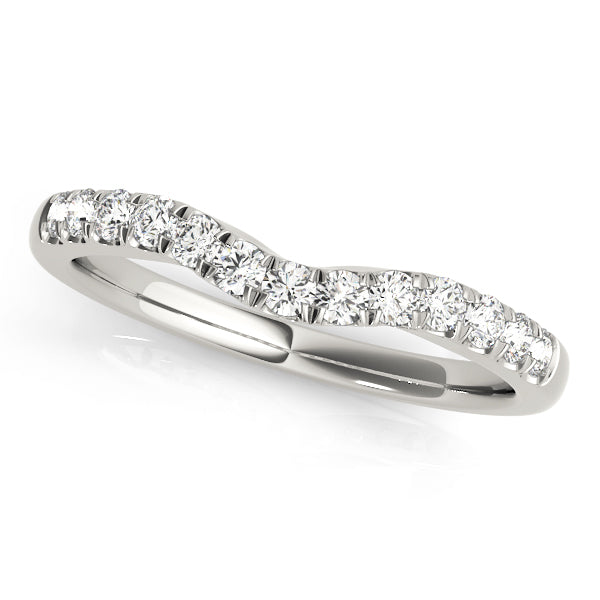 Curved Diamond Wedding Band · 0.23 ct tw