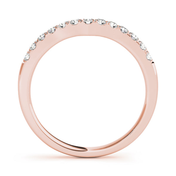 Curved Diamond Wedding Band · 0.23 ct tw