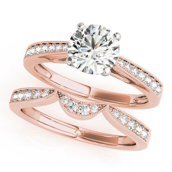 Single Row Prong Set Diamond Engagement Ring · 0.16 ct tw