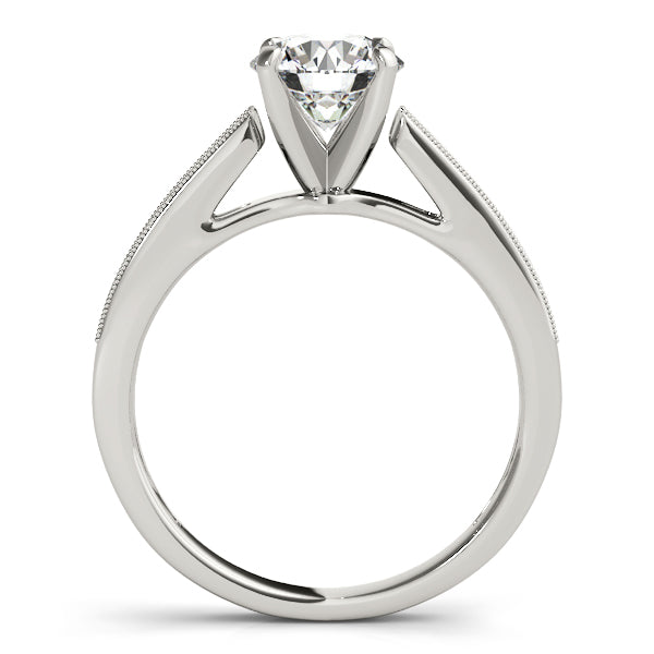 Single Row Prong Set Diamond Engagement Ring · 0.16 ct tw
