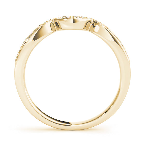 Curved Diamond Wedding Band · 0.14 ct tw