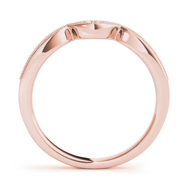 Curved Diamond Wedding Band · 0.14 ct tw