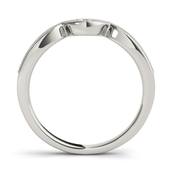 Curved Diamond Wedding Band · 0.14 ct tw