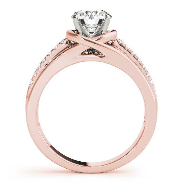 Single Row Prong Set Diamond Engagement Ring · 0.08 ct tw