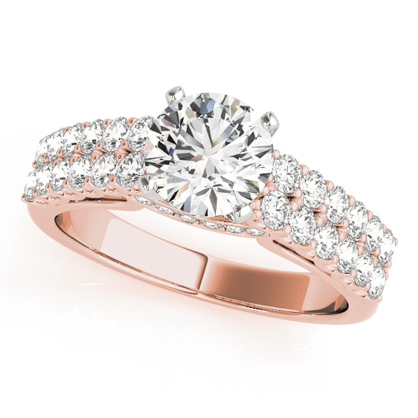 Multi-Row Diamond Engagement Ring · 0.54 ct tw