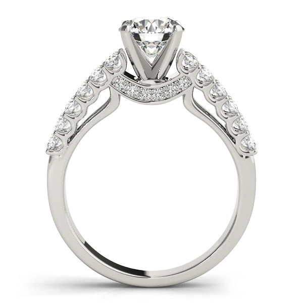 Multi-Row Diamond Engagement Ring · 0.54 ct tw