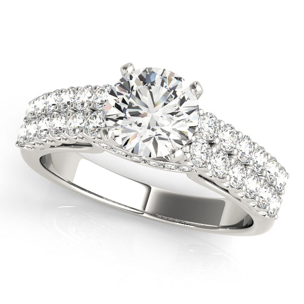 Multi-Row Diamond Engagement Ring · 0.54 ct tw