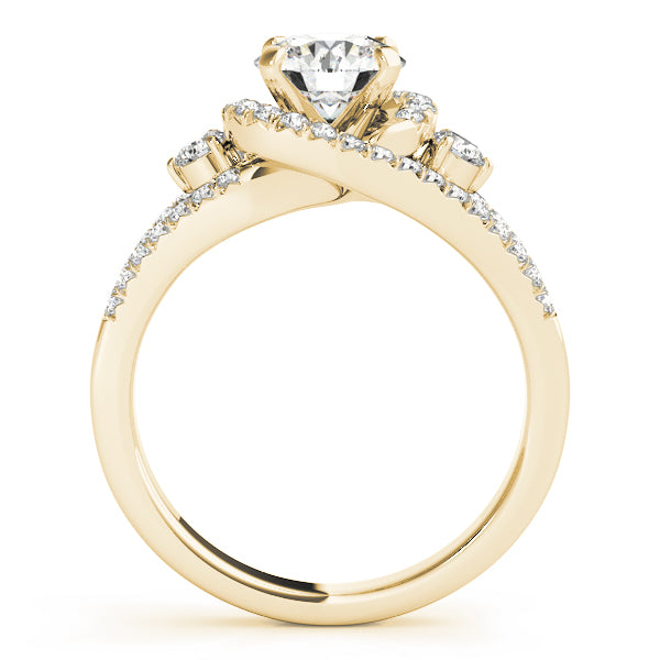 Bypass Diamond Engagement Ring · 0.74 ct tw