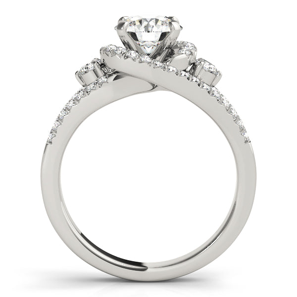 Bypass Diamond Engagement Ring · 0.74 ct tw