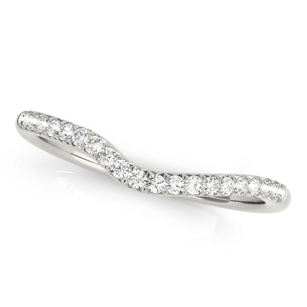 Curved Diamond Wedding Band · 0.24 ct tw