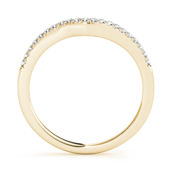 Curved Diamond Wedding Band · 0.24 ct tw