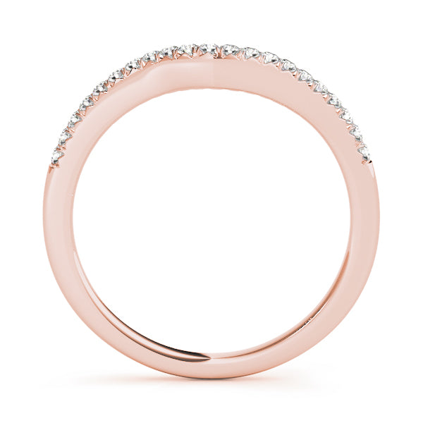 Curved Diamond Wedding Band · 0.24 ct tw