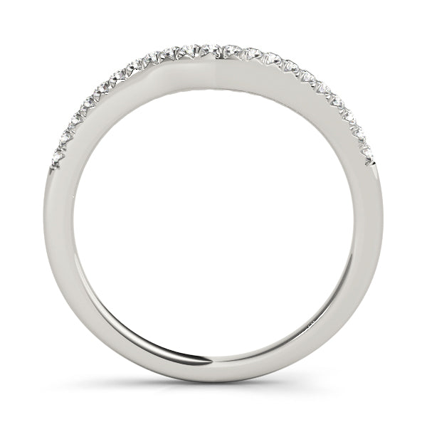 Curved Diamond Wedding Band · 0.24 ct tw