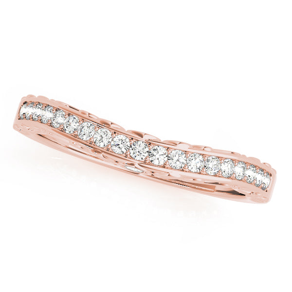 Curved Diamond Wedding Band · 0.24 ct tw