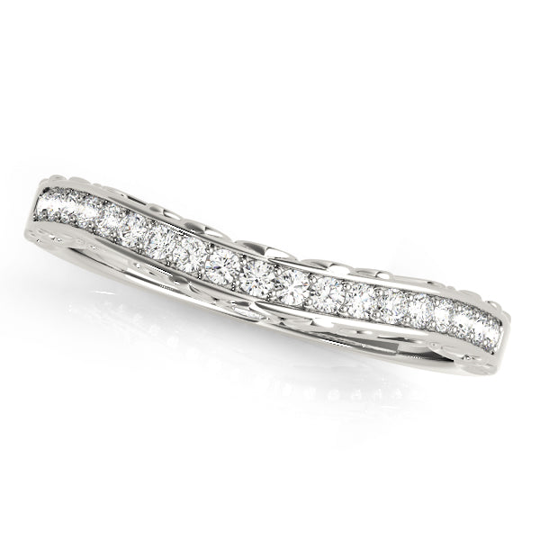 Curved Diamond Wedding Band · 0.24 ct tw