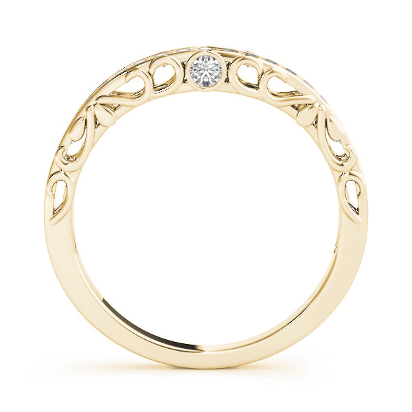 Curved Diamond Wedding Band · 0.24 ct tw