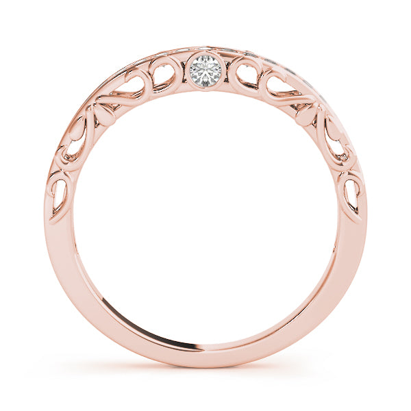 Curved Diamond Wedding Band · 0.24 ct tw