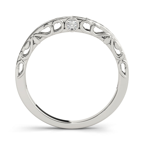 Curved Diamond Wedding Band · 0.24 ct tw