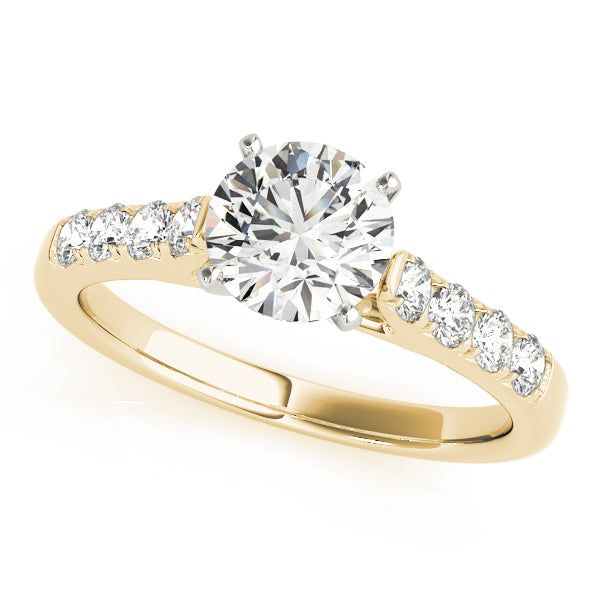 Single Row Prong Set Diamond Engagement Ring · 0.36 ct tw