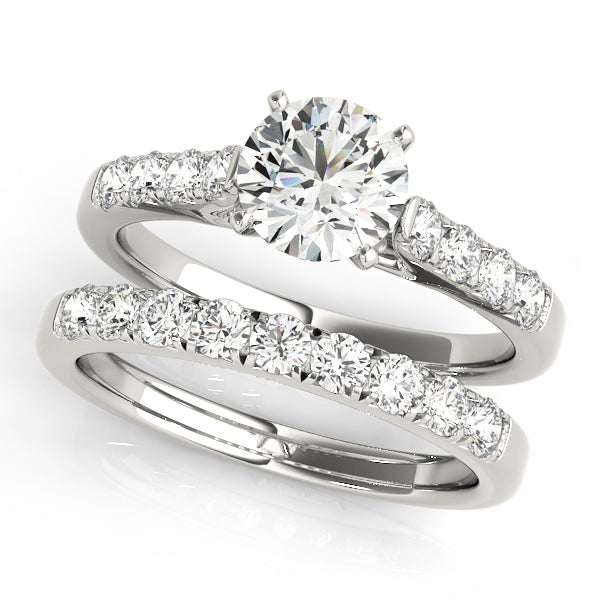 Single Row Prong Set Diamond Engagement Ring · 0.36 ct tw