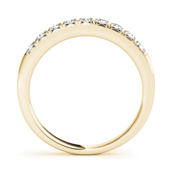 Curved Diamond Wedding Band · 0.41 ct tw