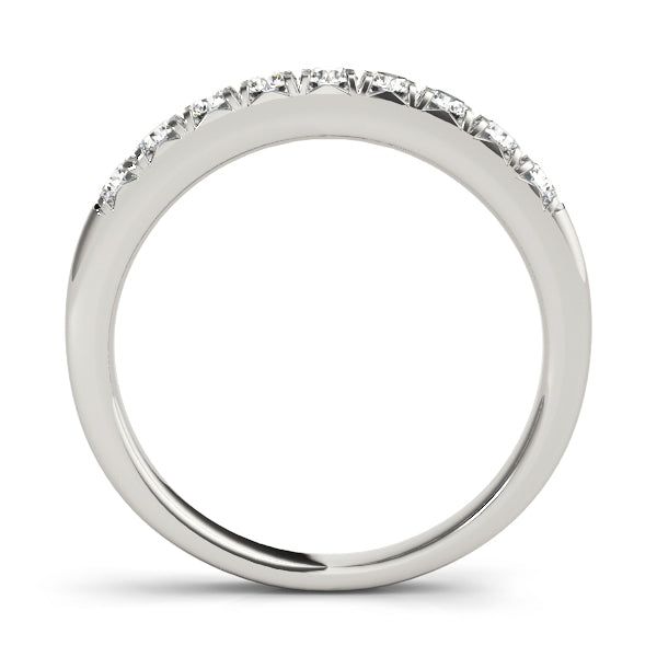 Curved Diamond Wedding Band · 0.41 ct tw