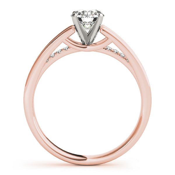 Single Row Prong Set Diamond Engagement Ring · 0.04 ct tw